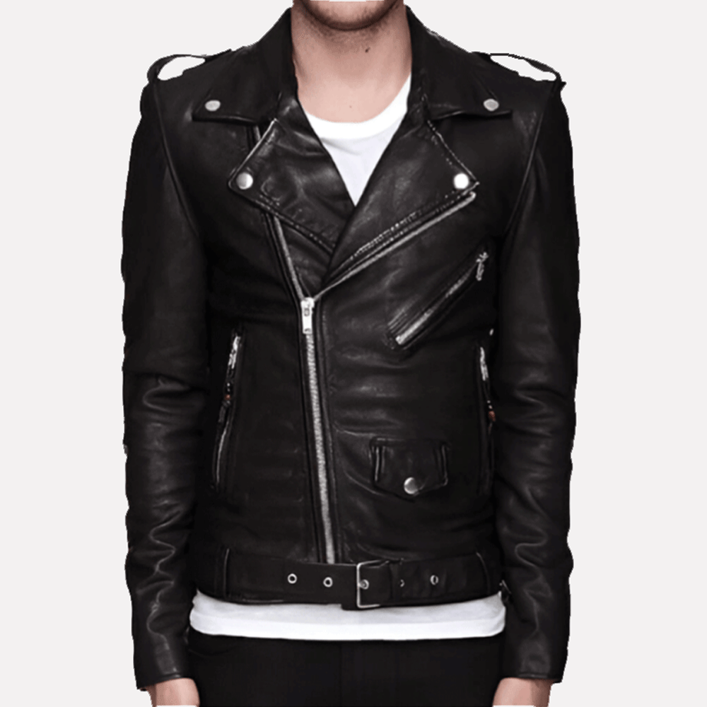 Ride In Style: Shop Men's Leather Biker Jackets For Elegance