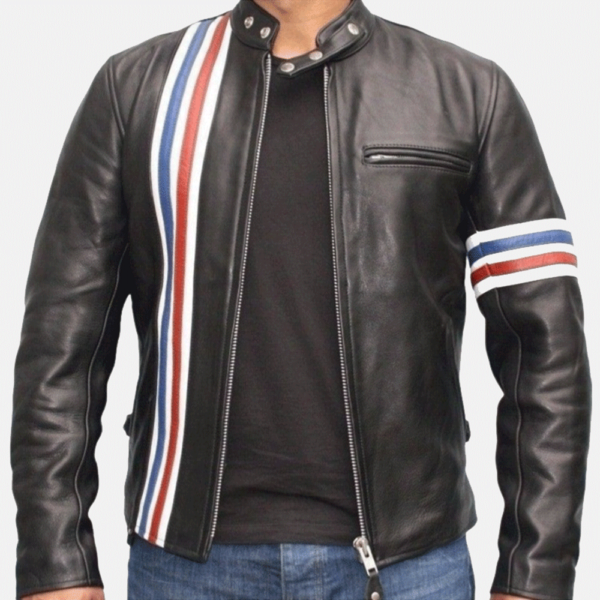 Peter’s-Black-Leather-Biker-Jacket-front
