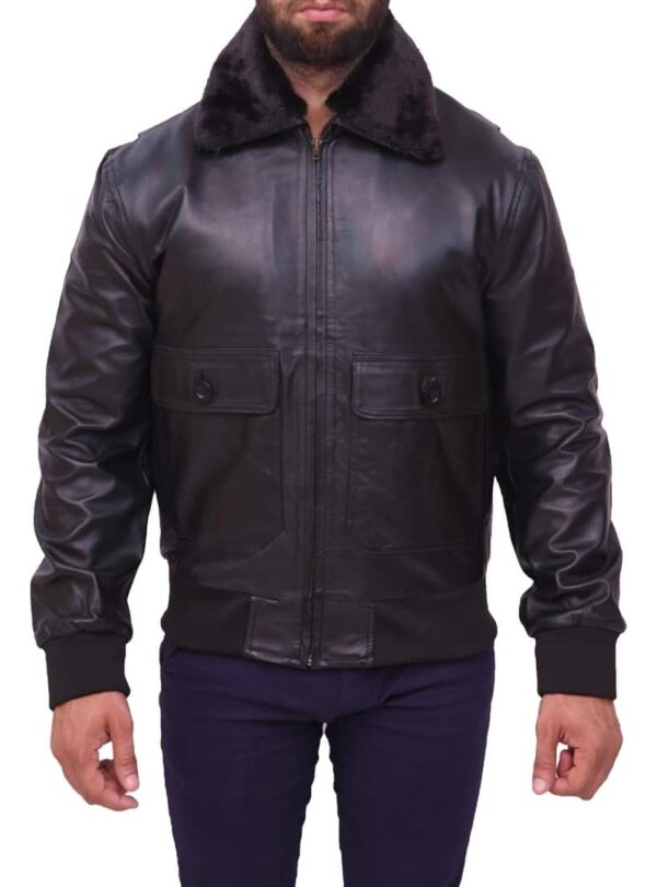 Classy20Two20Tone20Mens20Black20Leather20Bomber20Jacket20With20Fur20Collar20Front.jpeg