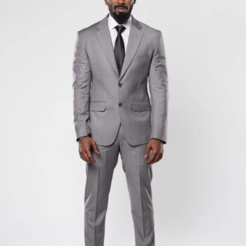 Ashbury Two Piece Medium Grey Wool Blend Suit