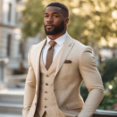 Hawk-Bull-Belgravia-Three-Piece-Beige-Wool-Blend-Suit 1