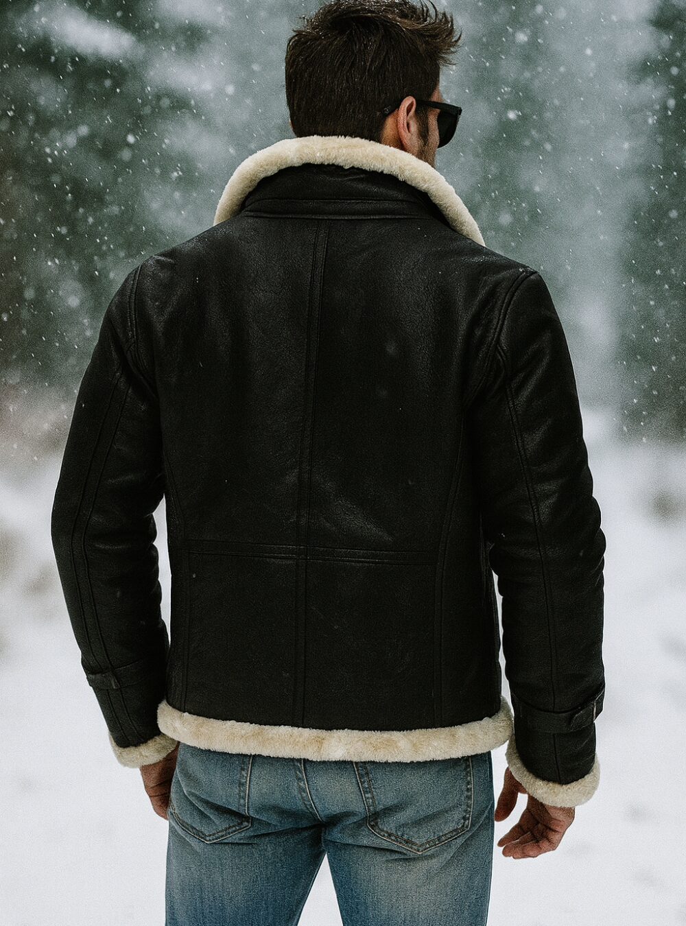 美品✨Theory エコファー ボンバージャケッSHEARLING BOMBER Shearling Aviator Jacket | Theory