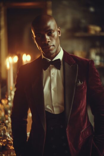 Wycliffe Burgundy Velvet Shawl Lapel Tuxedo